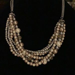 Vintage faux pearl necklace